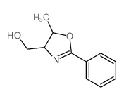 (5-methyl-2-phenyl-4,5-dihydro-1,3-oxazol-4-yl)methanol结构式