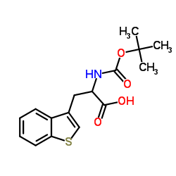 BOC-3-(3-BENZOTHIENYL)-DL-ALANINE Structure