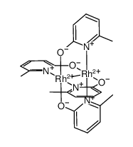 Rh2(6-methyl-2-oxypyridine)4结构式