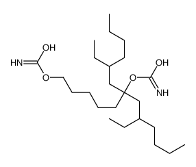 双(2-乙己基)己烷-1,6-二基双氨基甲酸酯结构式