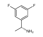 (AR)-3,5-二氟-A-甲基苯甲胺结构式