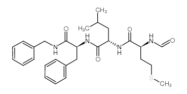 N-FORMYL-MET-LEU-PHE BENZYLAMIDE Structure