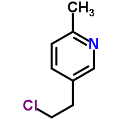 5-(2-Chloroethyl)-2-methylpyridine结构式