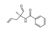 N-((S)-1-Formyl-1-methyl-but-3-enyl)-benzamide Structure