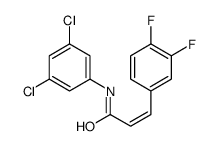 N-(3,5-dichlorophenyl)-3-(3,4-difluorophenyl)prop-2-enamide Structure