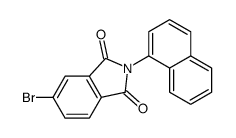 5-bromo-2-naphthalen-1-ylisoindole-1,3-dione Structure