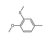 4-methoxy-3-methylsulfanyl-toluene结构式