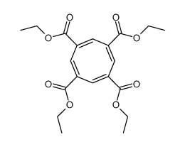 1,3,5,7-Cyclooctatetraentetracarbonsaeureethylester结构式