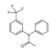 N-phenyl-N-[3-(trifluoromethyl)phenyl]acetamide结构式