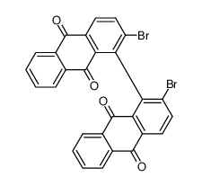 2,2'-dibromo-[1,1']bianthryl-9,10,9',10'-tetraone Structure