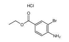 ethyl 4-amino-3-bromobenzoate hydrochloride Structure