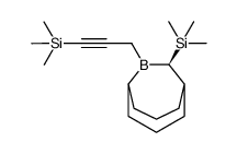 trimethyl(3-((1S,5S,10R)-10-(trimethylsilyl)-9-borabicyclo[3.3.2]decan-9-yl)prop-1-yn-1-yl)silane Structure