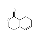 (4aR,8aR)-3,4,4a,7,8,8a-hexahydroisochromen-1-one Structure