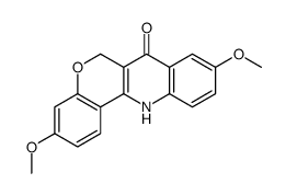 3,9-dimethoxy-6,12-dihydrochromeno[4,3-b]quinolin-7-one Structure