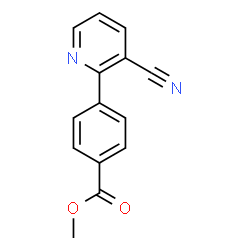 METHYL 4-(3-CYANO-2-PYRIDINYL)BENZENECARBOXYLATE结构式