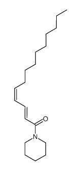 (2E,4Z)-1-Piperidin-1-yl-tetradeca-2,4-dien-1-one结构式