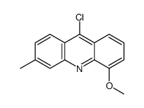 9-chloro-5-methoxy-3-methylacridine结构式