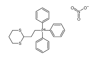 2-(1,3-dithian-2-yl)ethyl-triphenylphosphanium,nitrate Structure