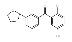 2,5-DICHLORO-3'-(1,3-DIOXOLAN-2-YL)BENZOPHENONE图片