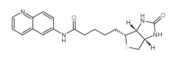 Biotinyl-6-aminoquinoline structure