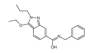 N-benzyl-3-ethoxy-2-propylindazole-6-carboxamide结构式