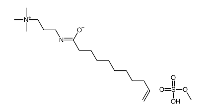 trimethyl-3-[(1-oxo-10-undecenyl)amino]propylammonium methyl sulphate Structure