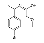 N-[1-(4-bromophenyl)ethyl]-2-methoxyacetamide结构式