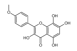 3,5,7,8-tetrahydroxy-2-(4-methoxyphenyl)chromen-4-one Structure