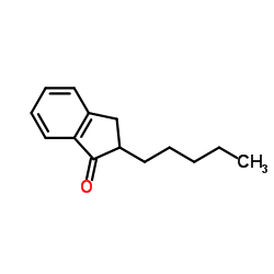 2-戊基-1-茚酮结构式