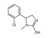 5-(2-chlorophenyl)-1-methylimidazolidin-2-one结构式