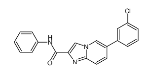 6-(3-Chlorophenyl)-N-phenylimidazo[1,2-a]pyridine-2-carboxamide Structure