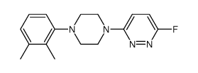 3-[4-(2,3-dimethylphenyl)-1-piperazinyl]-6-fluoropyridazine Structure