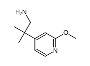 2-(2-methoxypyridin-4-yl)-2-methylpropan-1-amine Structure