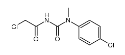 2-chloro-N-((4-chlorophenyl)(methyl)carbamoyl)acetamide结构式