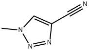 1-Methyl-1H-[1,2,3]triazole-4-carbonitrile结构式