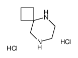 5,8-DIAZASPIRO[3.5]NONANE DIHYDROCHLORIDE structure