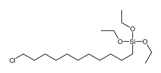 11-CHLOROUNDECYLTRIETHOXYSILANE Structure