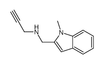 2-(N-(2-propynyl)aminomethyl)-1-methylindole picture