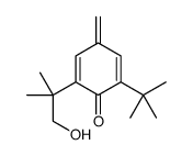 6-tert-butyl-2-(hydroxy-tert-butyl)-4-methylene-2,5-cyclohedanedienone结构式