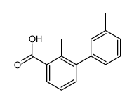 2-methyl-3-(3-methylphenyl)benzoic acid结构式