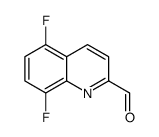 5,8-difluoroquinoline-2-carbaldehyde Structure