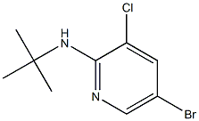 5-bromo-N-tert-butyl-3-chloropyridin-2-amine结构式