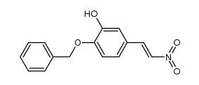 2-(Benzyloxy)-5-(2-nitroethenyl)phenol Structure