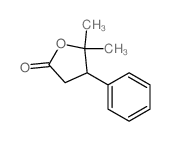 5,5-dimethyl-4-phenyl-oxolan-2-one结构式