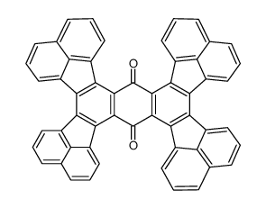 tetraacenaphth[1,2-a,1',2'-c,1'',2''-h,1''',2'''-j]anthracene-10,23-dione Structure