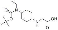 [4-(tert-Butoxycarbonyl-ethyl-aMino)-cyclohexylaMino]-acetic acid Structure