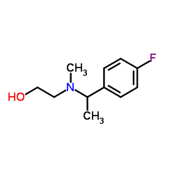 2-{[1-(4-Fluorophenyl)ethyl](methyl)amino}ethanol结构式