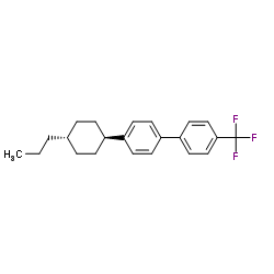 4-(TRANS-4-PROPYLCYCLOHEXYL)-4'-(TRIFLUOROMETHYL)-1,1'-BIPHENYL Structure