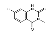 7-chloro-3-methyl-2-thioxo-2,3-dihydroquinazolin-4(1H)-one Structure