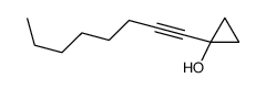 1-oct-1-ynylcyclopropan-1-ol Structure